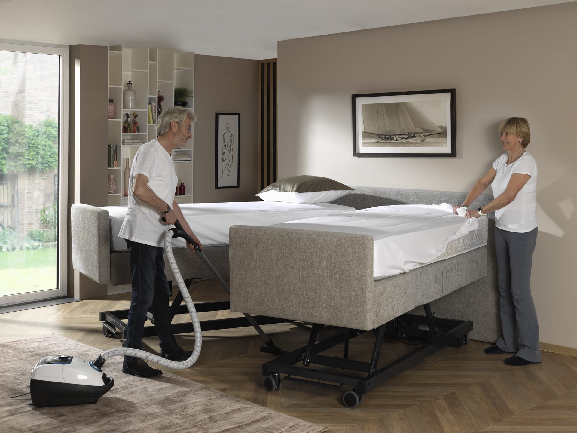 Comfort Superior Hoog-laag boxspring - Afbeelding 4