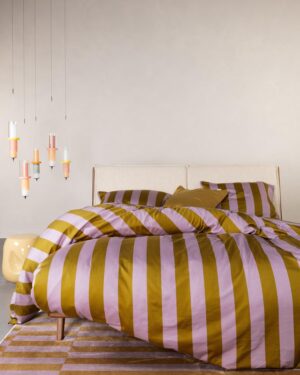 Essenza Dekbedovertrek | Minte | Stripe Pale | V26