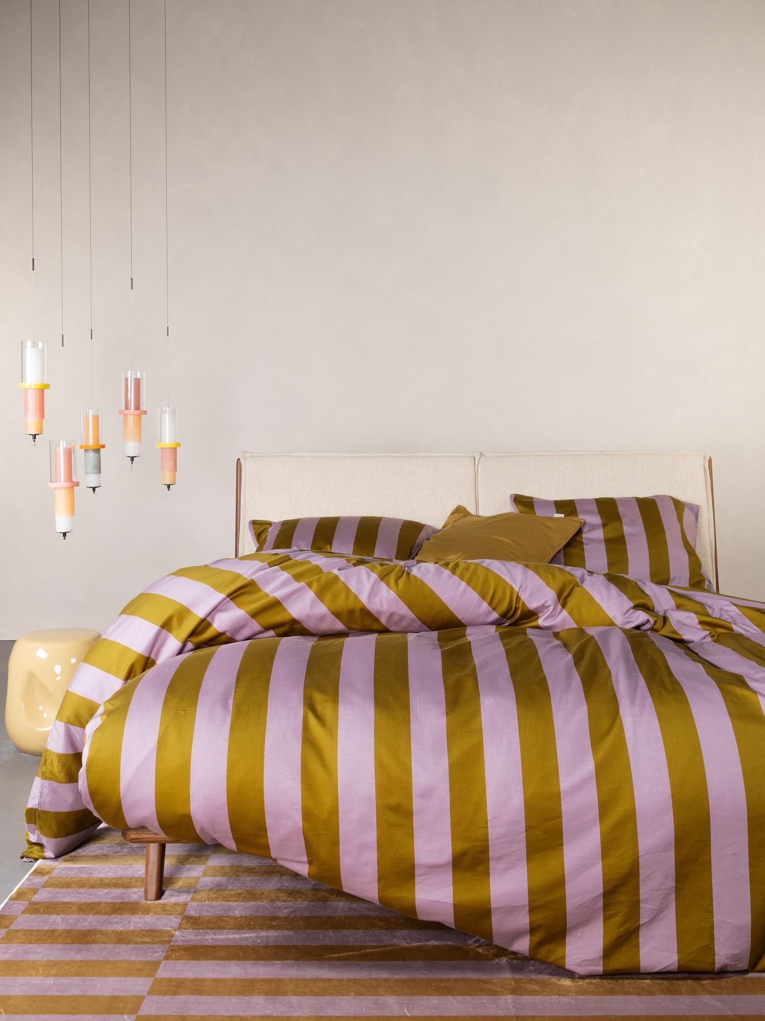 Essenza Dekbedovertrek | Minte | Stripe Pale | V26