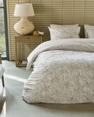 Riviera Maison | Dekbedovertrek | Palm Paradise | Zand | V26